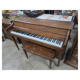 Baldwin Upright Piano with Matching Bench