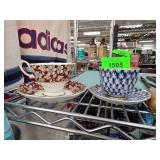 Lomonosov and Royal Albert Teacup Sets