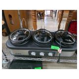 Bella Triple Slow Cooker Buffet Server