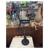 Black Metal Wire Dress Form Display Stand