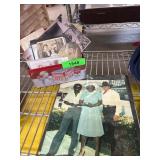 Vintage Photographs in Tin Container