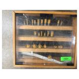 Wood Router Bit Set With Wooden Case