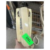 Beige Pacific Telephone Wall-Mounted Phone