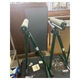 Adjustable Green Metal Support Stands