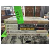Five Xbox 360 Video Games