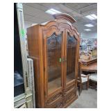 Thomasville Wood Display Cabinet