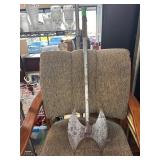 Double-Bladed Axe with Metal Shaft