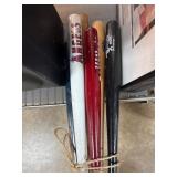 Miniature Baseball Bats With Team Logos