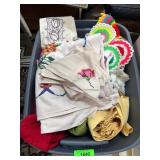 Embroidered and Crocheted Textiles