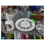 Cardiff Centenary Plate, Bell, Tray, and Spoons