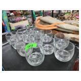Clear Glass Cups in Various Sizes