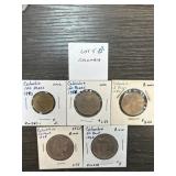 Colombian Coins, 1983-1988