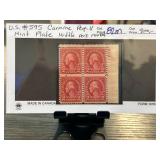 Block of Four U.S. 2-Cent Stamps