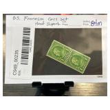 OS Franklin Pair of Green Stamps