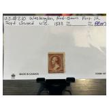 1883 US #210 Red-Brown Washington Stamp