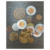 Tokens and Coins Assorted Sizes