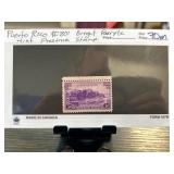 Puerto Rico Bright Purple 3c Stamp