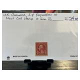 U.S. Carmine 2 Cent Coil Stamp