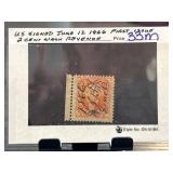 US 1866 First Issue 2 Cent Revenue Stamp