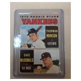 1970 Topps Yankees Rookie Stars MUNSON +ï¿½