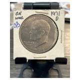 1971-D Eisenhower Dollar in CH UNC Condition