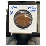 1914 Lincoln Wheat Penny in VF Condition
