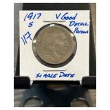 1917-S Buffalo Nickel in Holder