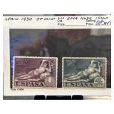 Spain 1930 Goya Nude Issue Stamps