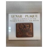 Replica Lunar Plaque with Metal Plate