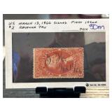 1866 $2 U.S. Revenue Tax Stamp Signed