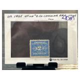 1925 U.S. $2.50 Consular Fee Stamp