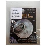 Apollo 11 50th Anniversary Commemorative Pin