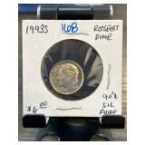 1993-S Roosevelt Dime 90% Silver Proof