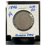 1886 Liberty Head Nickel Coin