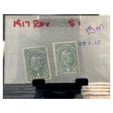 1917 Revenue Stamps