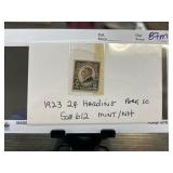 1923 2-Cent Harding Stamp Scott #612