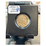 1936-D Buffalo Nickel in High Grade