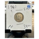 1947 Roosevelt Dime in Protective Holder