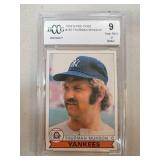 1979 O-Pee-Chee Thurman Munson Graded BCCG 9