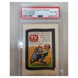 1974 Topps Wacky Packs TV Garbage Card