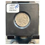 1937 Buffalo Nickel High Grade Coin