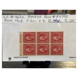 US #463a Booklet Pane of 6 Rare Mint