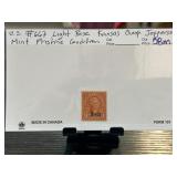 US #667 Light Rose Kansas Overprint Stamp