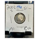 2002 Roosevelt Dime Proof Coin in Packaging