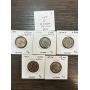 COIN MORGANS PEACE METEORITES DECL SIGNER AUTOGRAPH +