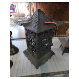 Decorative Iron Lantern with Ornate Design