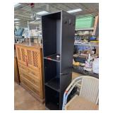 Tall Black Rotating Storage Tower