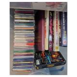 Music CDs and Board Games