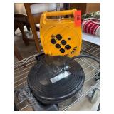 Yellow Cord Reel with Extension Cord