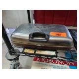 Vintage Electric Waffle Iron with Handle